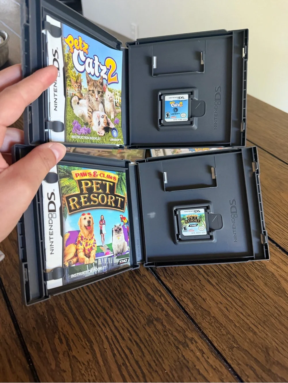 Lot of Nintendo DS Games Pets Petz Pet Resort Dream Pinball Clue Perfection